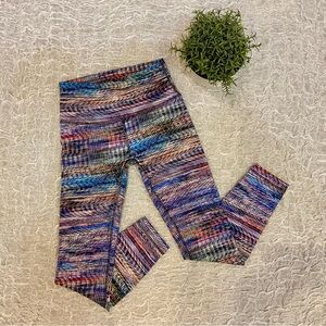 Lululemon Wunder Train High Rise Leggings 25” Digital Multi Oasis Workout Gear 6
